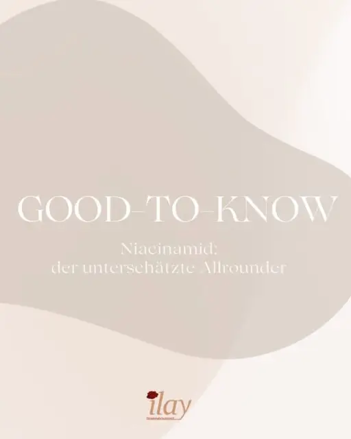 Kennt ihr schon den Wirkstoff, der für jeden Hauttyp funktioniert? ✨

Niacinamid, auch bekannt als Vitamin B3, ist einer der vielseitigsten
Inhaltsstoffe in der Hautpflege. Ob unreine, trockene, empfindliche oder alternde Haut, er passt sich den Bedürfnissen der Haut an und wirkt genau dort, wo er gebraucht wird.
Talgregulierung, Feuchtigkeitsbindung, Barrierestärkung und sanfte
Aufhellung von Pigmentflecken, alles in einem Wirkstoff. 🤍

Bei Fragen einer individuellen Pflegeroutine bin ich gerne für euch da.

#Hautpflege #Niacinamid #Kosmetik #Skincare #Hautwissen #Wirkstoffe #IlayKosmetik